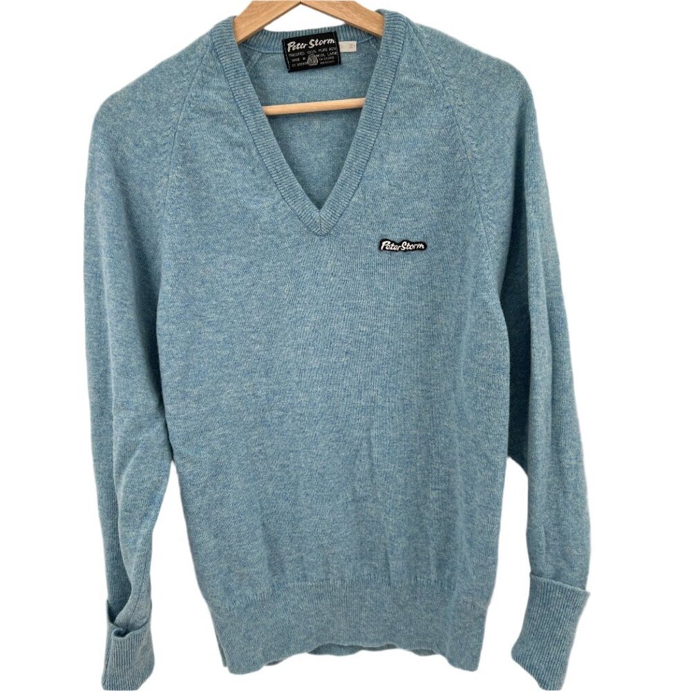 Vintage Peter Storm Wool V-neck Sweater